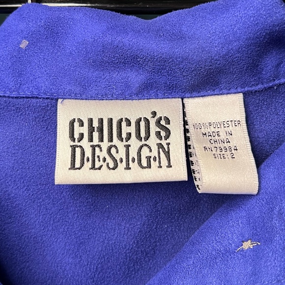 Chico's Design Button Up Top - Picture 2 of 2